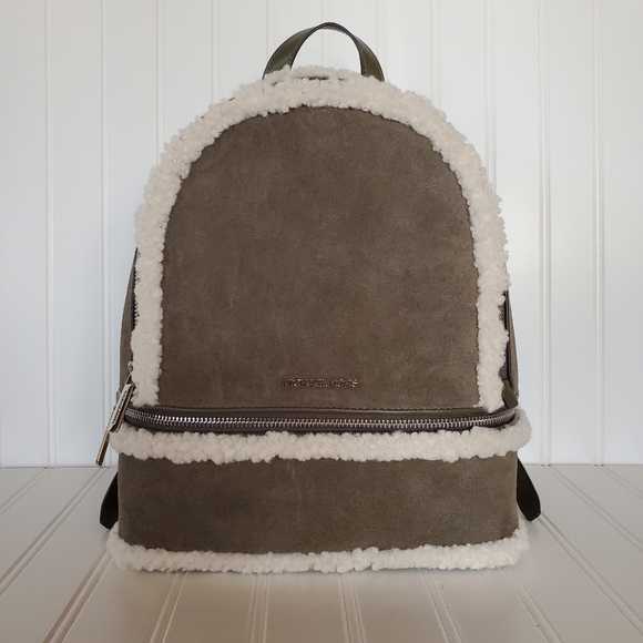 Michael Kors Handbags - Michael Kors Olive Backpack NWT